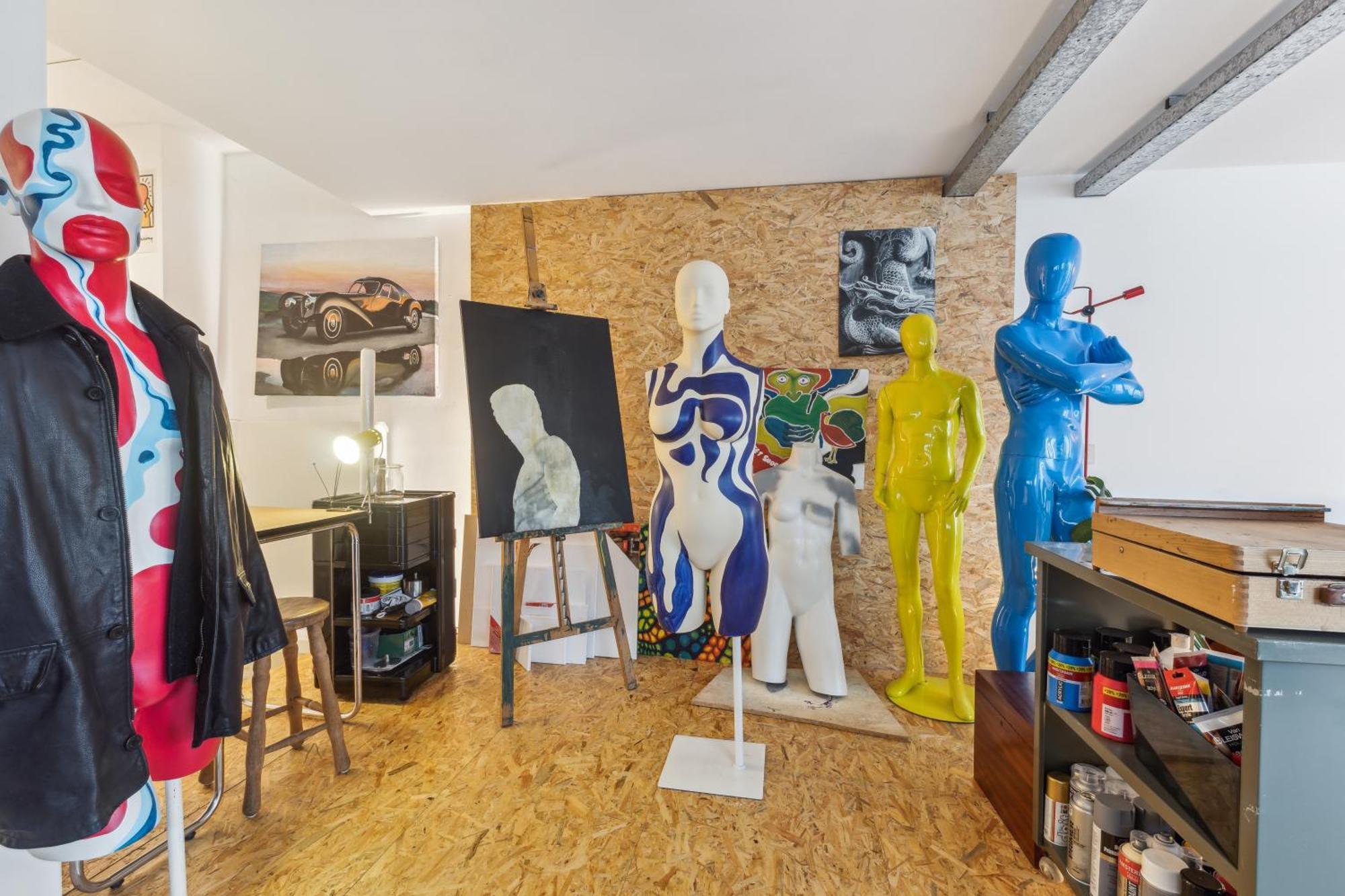 גנט Cosy Art Studio Near Station With Bikes And Garden מראה חיצוני תמונה